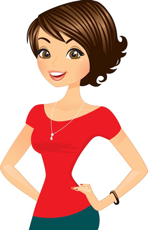 female cartoon.